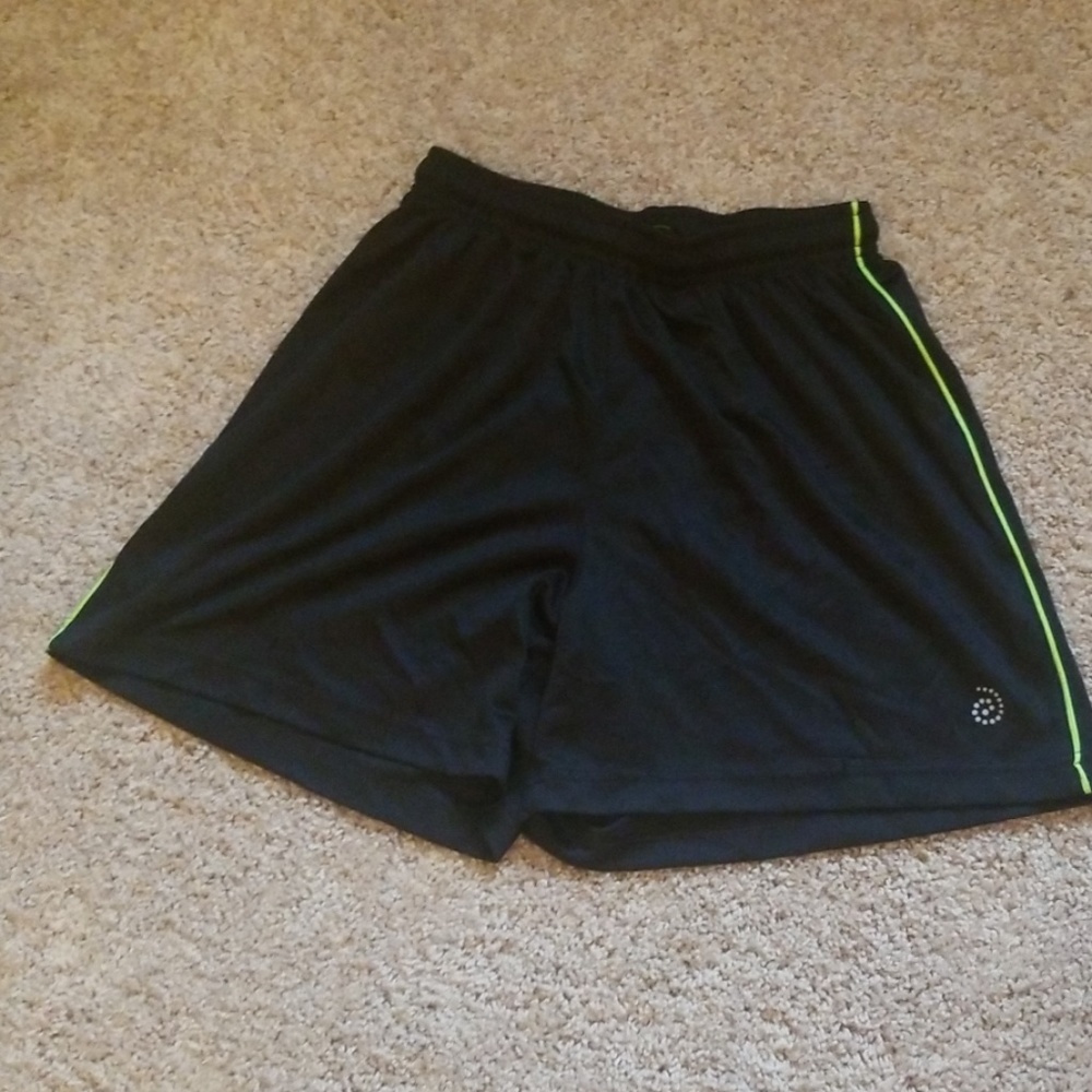 Black athletic shorts
